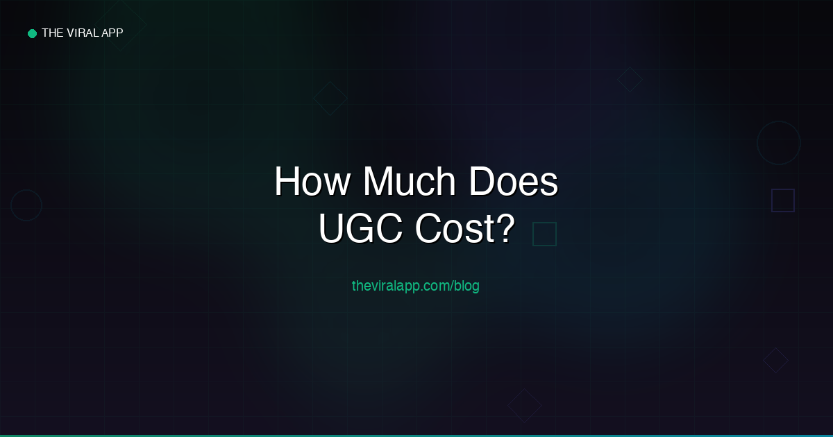 How Much Does UGC Cost in 2026 - Complete Pricing Guide for Mobile Apps