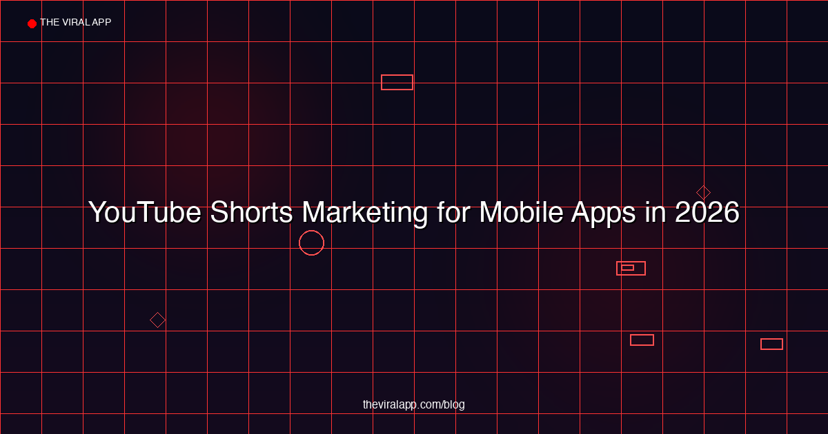 YouTube Shorts Marketing for Mobile Apps in 2026